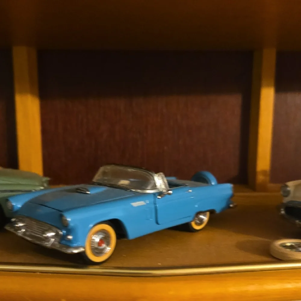 Vintage 1960 Classic Cars and Wall Display